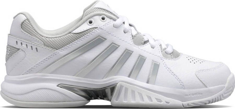 K-Swiss Receiver V Dames Sportschoenen Tennis Smashcourt White Silver