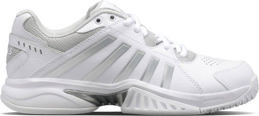 K-Swiss Receiver V Omni Dames Sportschoenen Tennis Smashcourt White Silver