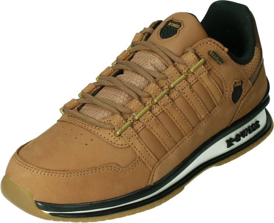K-Swiss RINZLER GT Heren Sneakers Schoenen Leer Bruin 08907-298-M