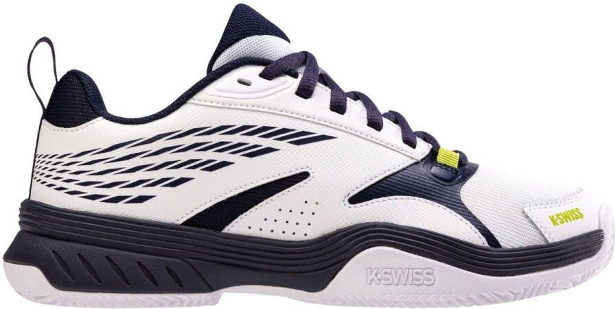 K-Swiss Speedex HB tennisschoenen wit donkerblauw limegroen