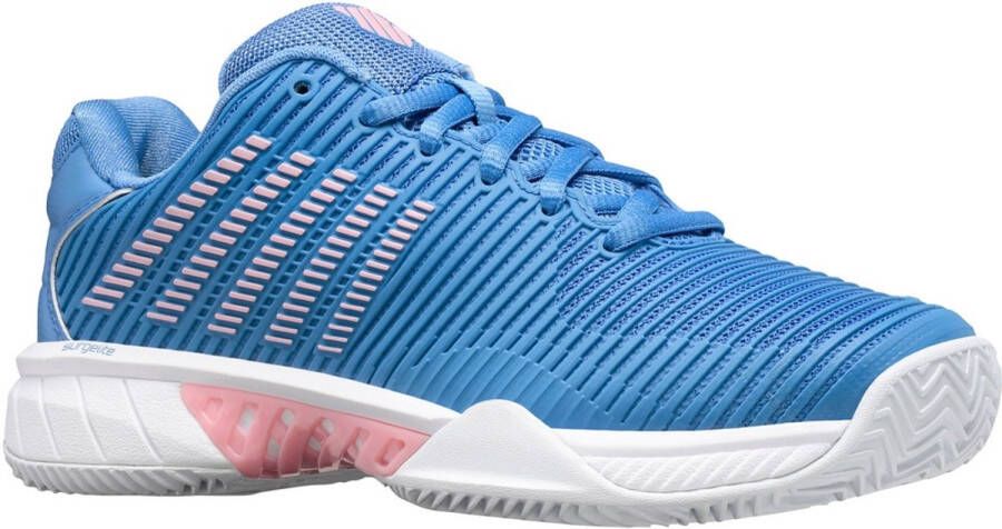 K-Swiss Sportschuhe Damen Tennisschuhe K Swiss Hypercourt Express 2 Hb Silver Lake Blue 154144 Blau
