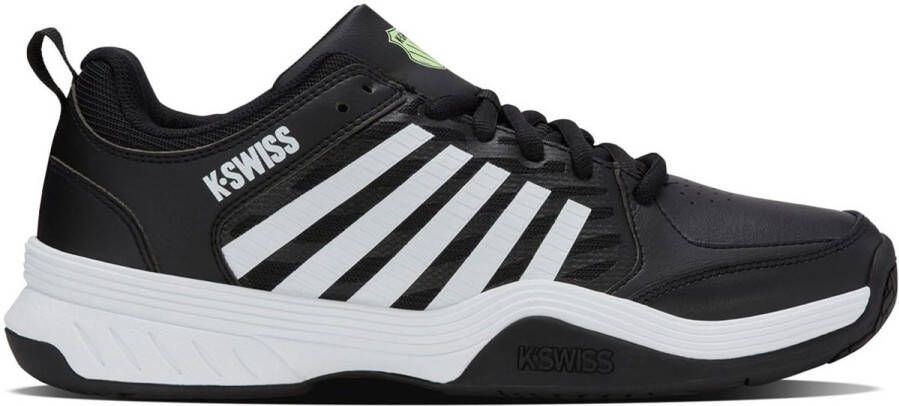 K-Swiss Tennisschoen Men Court Express 2 Black White Soft Neon Green