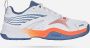 K-Swiss tennisschoenen wit blauw oranje - Thumbnail 2