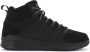 K-Swiss Vista Trainer Mid Herren Sneakers Sportschoenen Schoenen Leer Zwart 07145-010-M - Thumbnail 1