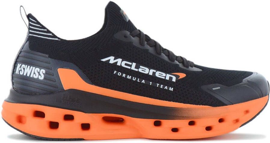 K-Swiss KSwiss Impulse Tubes Lite X McLaren Herentrainers Sportschoenen 04414-073-M zwart papaya