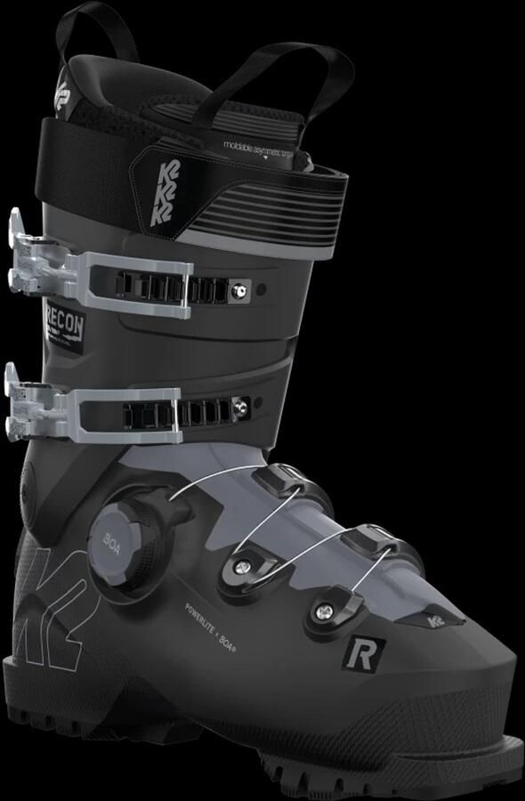 K2 Recon 100 Boa Alpine Skischoenen Zwart