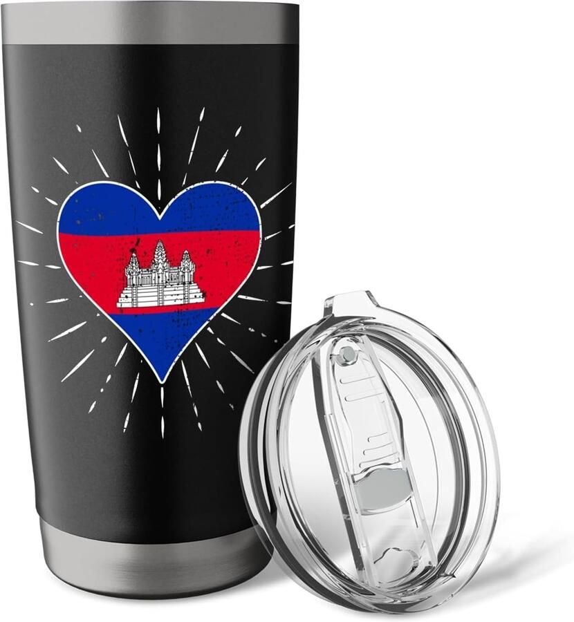 Kambodja vlag thermosbeker