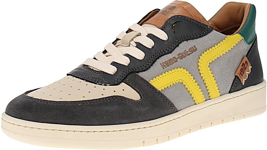 Kamo Gutsu Kamo-Gutsu Campo-048 Heren sneakers Fumo-Limone