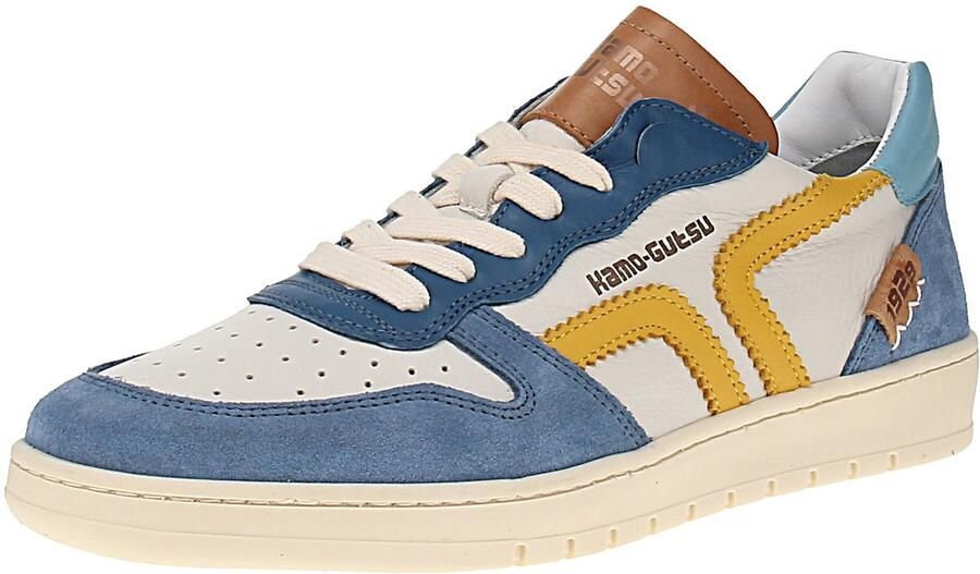 Kamo Gutsu Kamo-Gutsu Campo-048 Herenschoenen Sneaker Blauw-Tuorlo