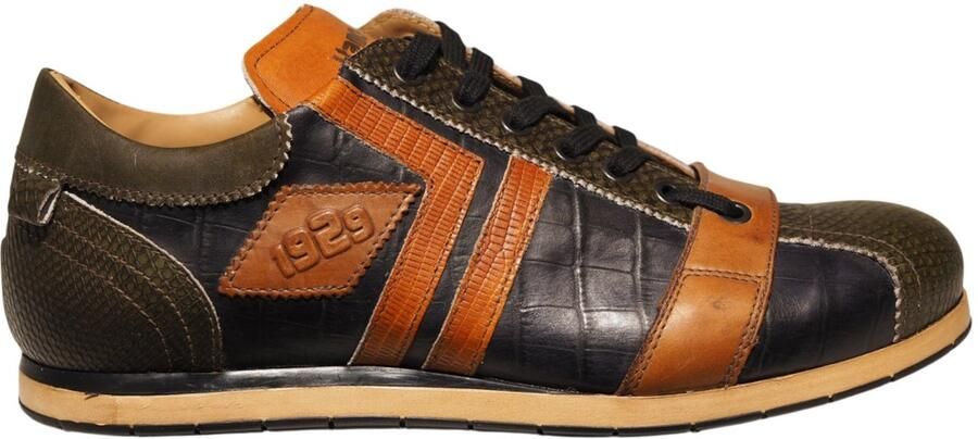 Kamo Gutsu Kamo-Gutsu groene leren heren sneakers Tifo