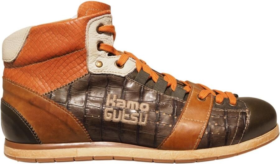 Kamo Gutsu Kamo-Gutsu groene leren heren sneakers Tifo