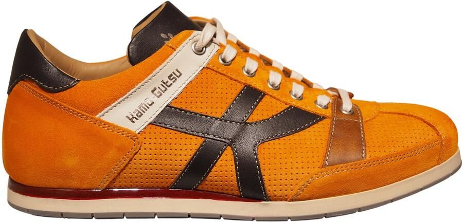 Kamo Gutsu Kamo-Gutsu oranje suède heren sneakers