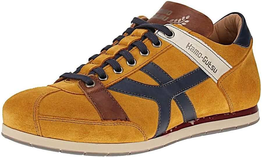 Kamo Gutsu Kamo-Gutsu Tifo-044 Heren sneakers Mustard-Oil-Denim - Foto 1