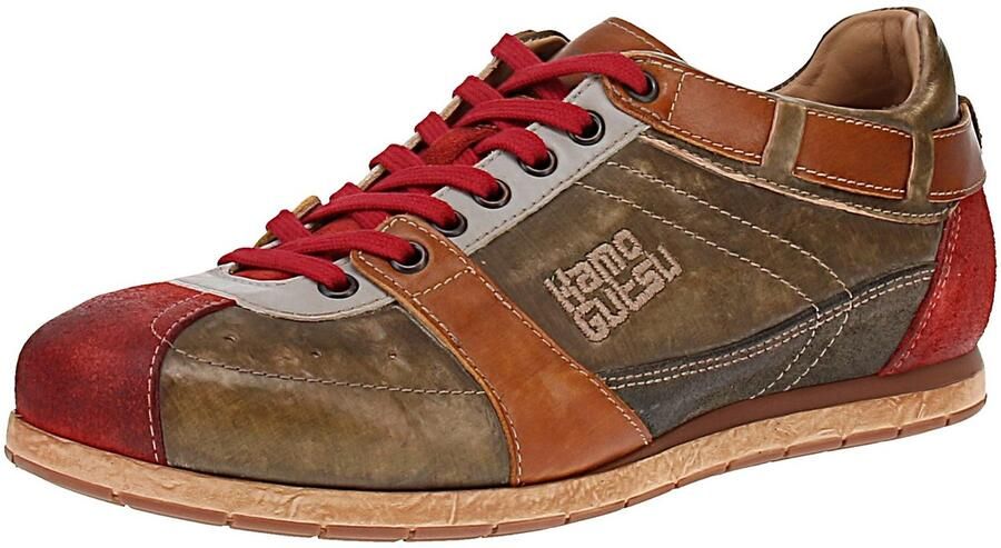 Kamo Gutsu Kamo-Gutsu Tifo-051 Heren sneakers Rosso-Foresta