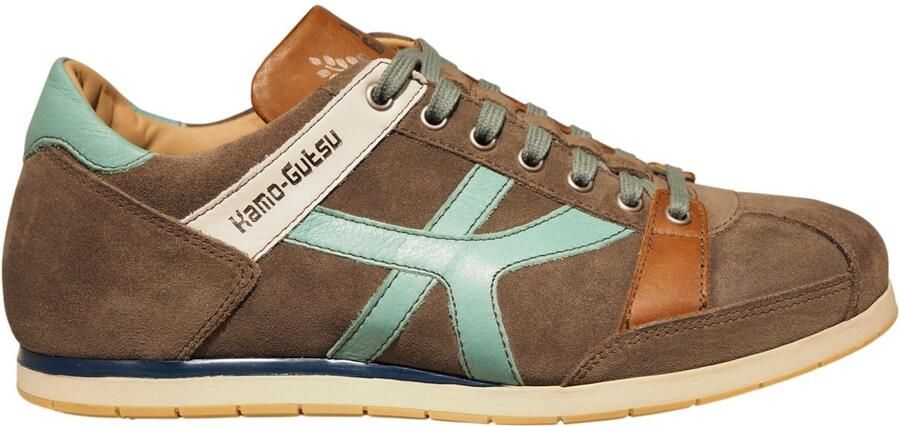 Kamo Gutsu taupe leren heren sneakers Tivo