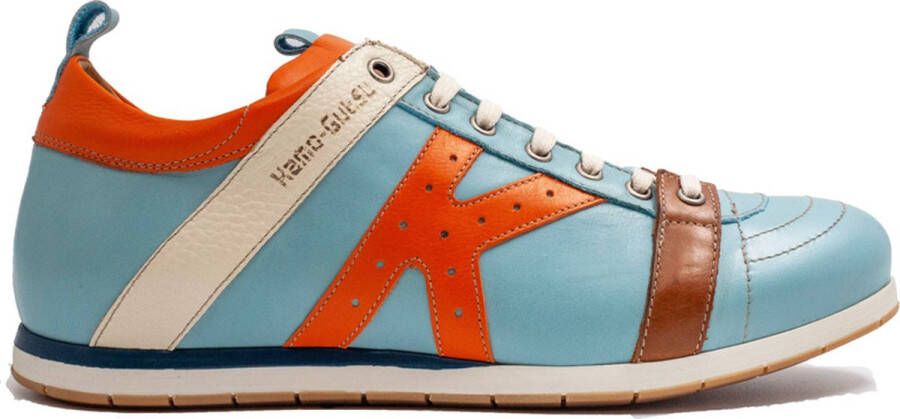 Kamo Gutsu Sneaker Cierlo Arancio Retro Sneakers Handgemaakt in Italië Uniek in Nederland!