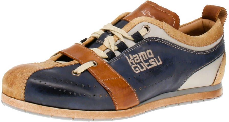 Kamo Gutsu TIFO-017 Vrijetijdsschoenen voor heren Mustard-Navy