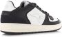 Kangaroos Game Lo Black White Zwart Leer Lage sneakers Unisex - Thumbnail 5