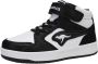 KangaROOS K-CP Hogan EV hoge unisex kindersneaker 10126 wit zwart - Thumbnail 1