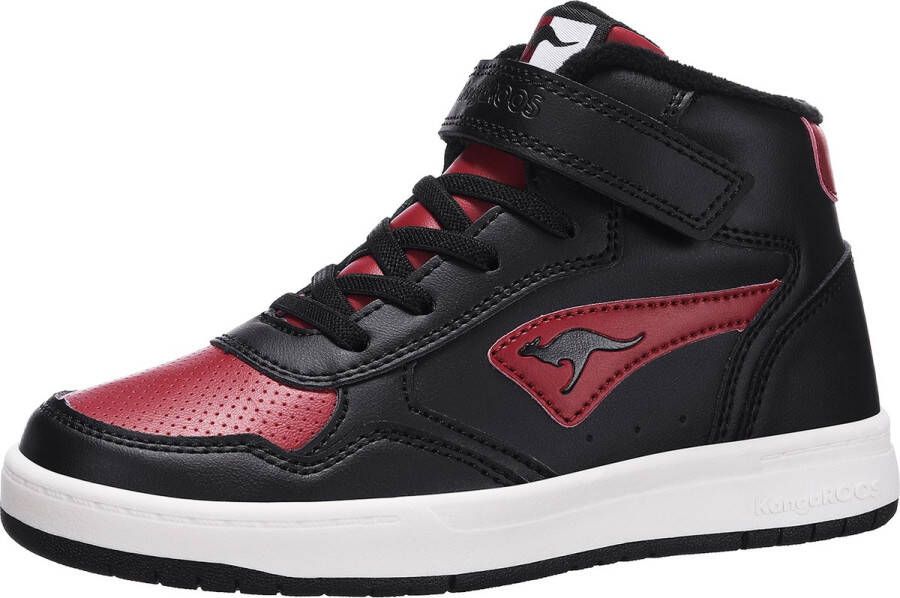 KangaROOS K-CP Jumbo EV Mid-Top Kinder Unisex Sneaker Warme voering zwart