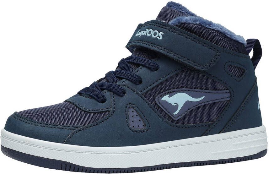 KangaROOS K-CP Kalley II EV hoge unisex kindersneaker warme voering blauw