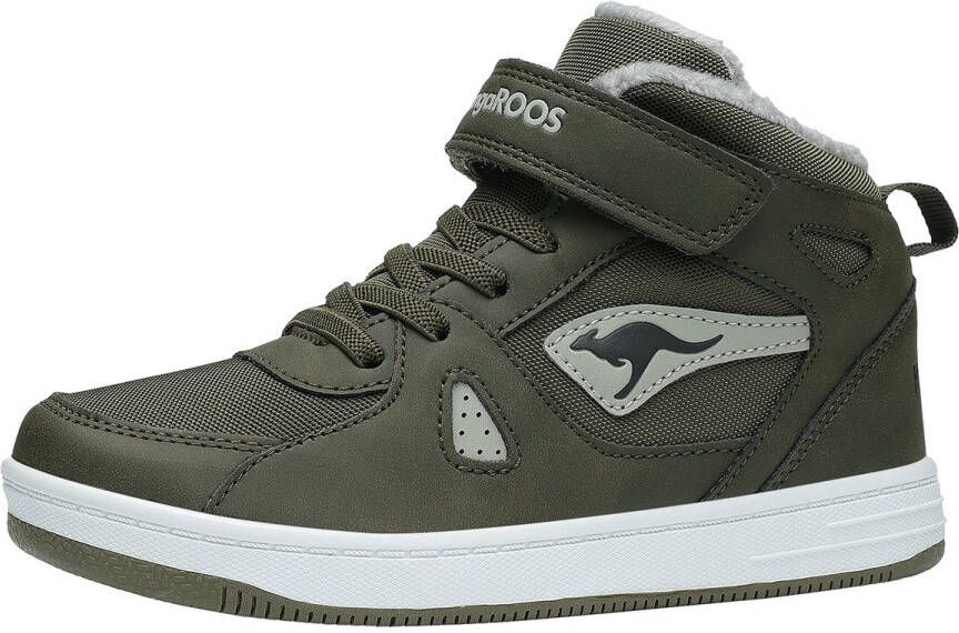 KangaROOS K-CP Kalley II EV hoge unisex kindersneaker warme voering groen