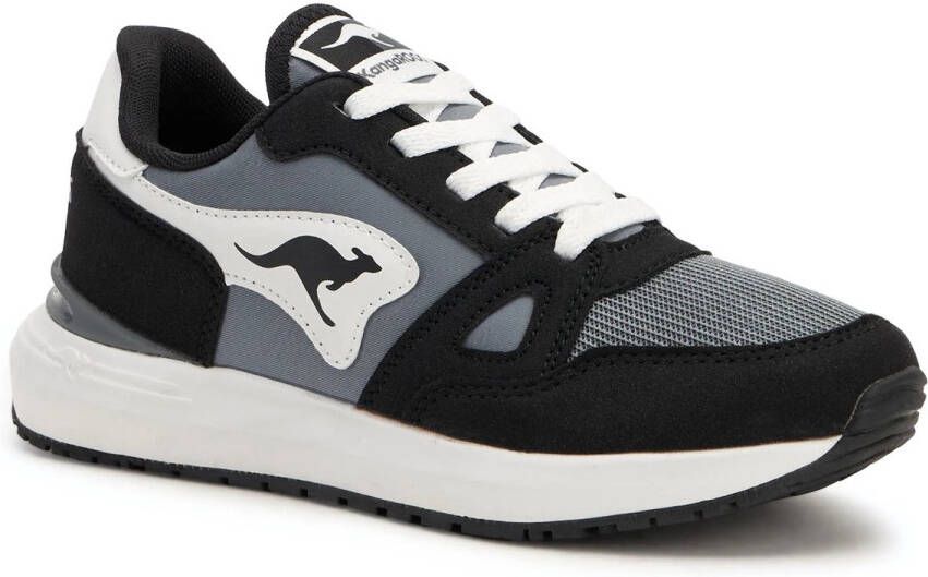 KangaROOS K-SNEAK JAY sneakers jeugd schoenen unisex 10017 000 5003 Jet Black Steel Grey