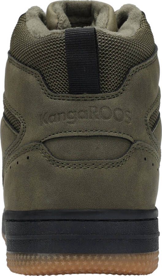 KangaROOS K-Watch Bliz hoge herentrainers warm gevoerd 81173 olijf