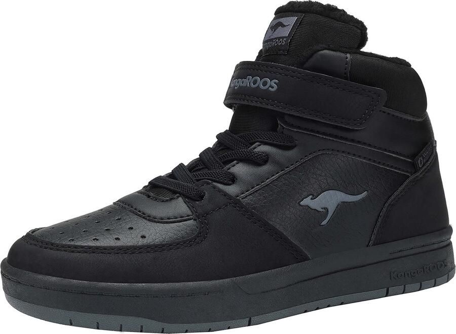KangaROOS K-CP Bound Mid EV hoge unisex kindersneaker warme voering zwart - Foto 1
