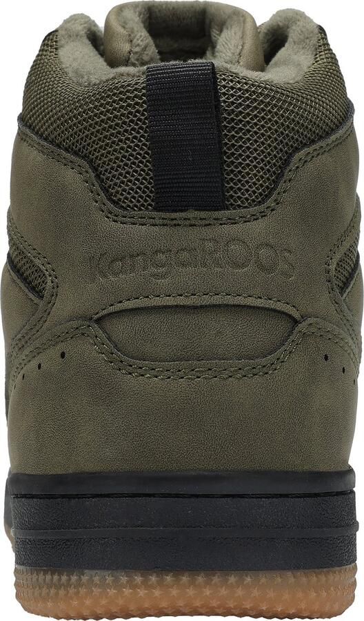 KangaROOS K-Watch Bliz hoge herentrainers warm gevoerd 81173 olijf