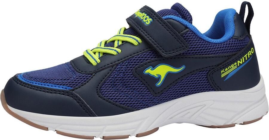 KangaROOS Kinderen K-Ni Chino EV Sneaker 10281 000 4386 Navy Neon Yellow