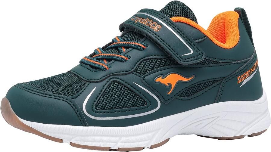 KangaROOS Kinderen K-Ni Roug EV Sneaker 10414 000 8200 Green Orange