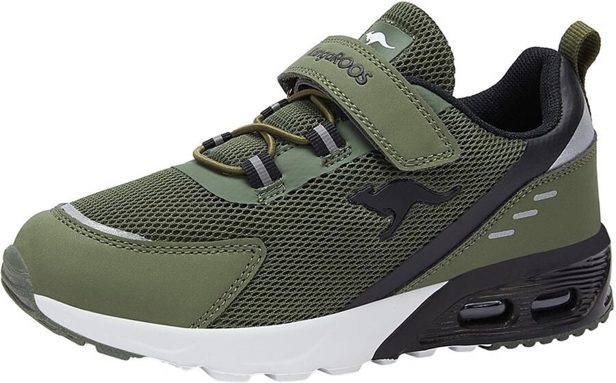 KangaROOS KX-ARG EV sneaker jeugd schoenen unisex 10039 000 8010 groen zwart