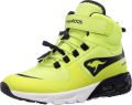 KangaROOS KX-Hydro High-Top Kids Unisex Sneaker Waterdicht 18598 limoen zwart - Geel