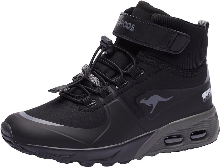 KangaROOS KX-Hydro High-Top Kids Unisex Sneaker Waterdicht 18598 zwart grijs