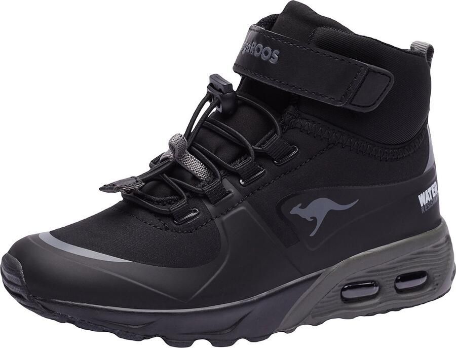 KangaROOS KX-Hydro High-Top Kids Unisex Sneaker Waterdicht 18598 zwart grijs