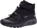KangaROOS KX-Hydro High-Top Kids Unisex Sneaker Waterdicht 18598 zwart grijs - Zwart