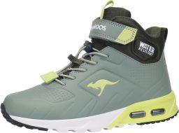 KangaROOS KX-Molbo Mid EV hoge unisex kindersneaker warme voering groen