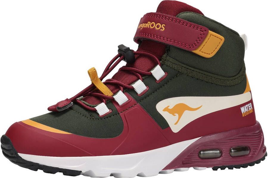 KangaROOS Kinderen KX-Hydro High-Top Sneaker waterdicht 18598 rood grijs