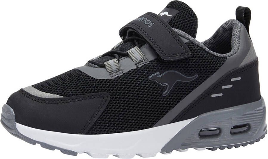 KangaROOS KX-ARG EV sneaker kinderschoenen unisex 10039 000 5003 zwart grijs