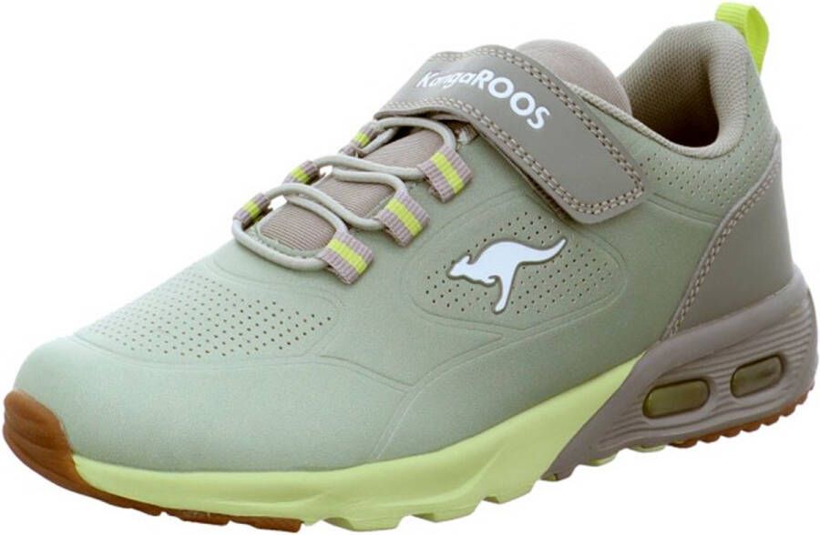 KangaROOS KX-BASES EV sneaker kinderschoenen unisex 10290 000 8066 Desert Sage White