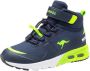 KangaROOS KX-Hydro High-Top Kids Unisex Sneaker Waterdicht 18598 marine limoen - Thumbnail 1