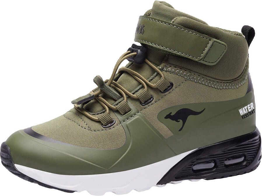 KangaROOS KX-Hydro High-Top Kids Unisex Sneaker Waterdicht 18598 olijf zwart