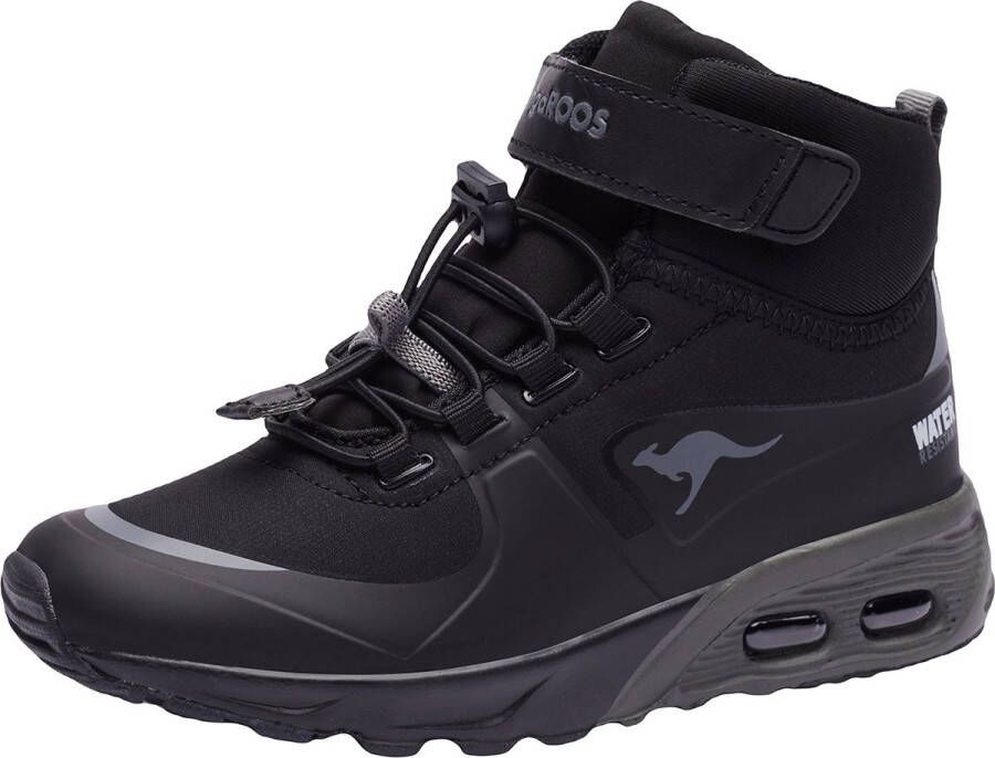 KangaROOS KX-Hydro High-Top Kids Unisex Sneaker Waterdicht 18598 zwart grijs