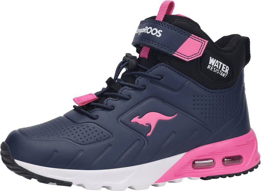 KangaROOS KX-Molbo Mid EV hoge unisex kindersneaker warme voering blauw
