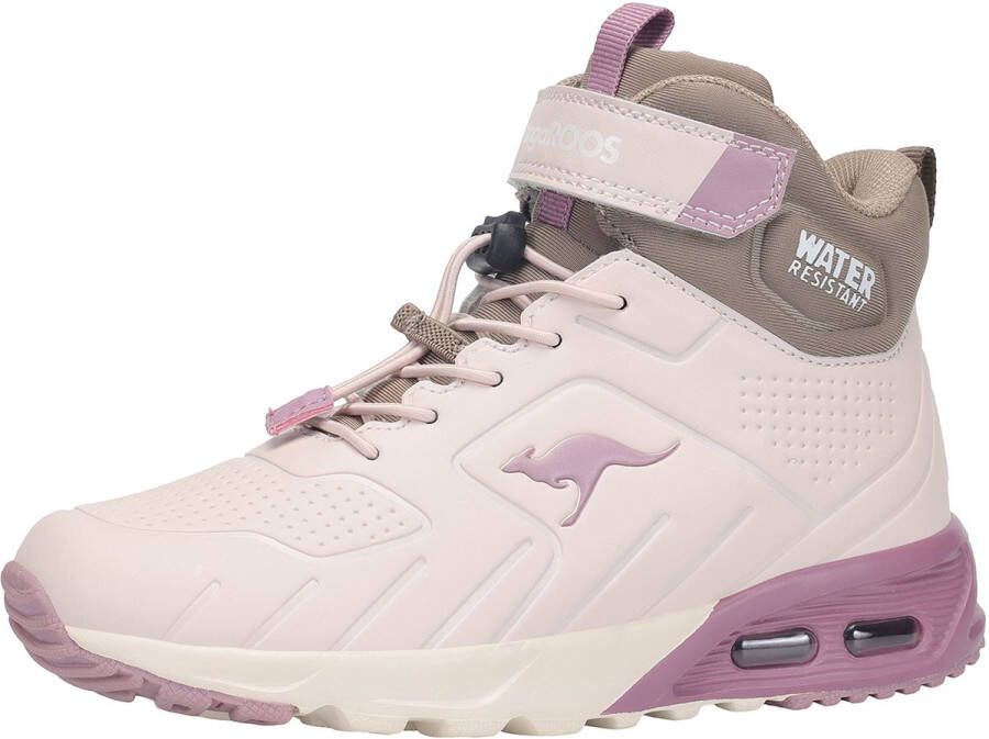 KangaROOS KX-Molbo Mid EV hoge unisex kindersneaker warme voering grijs