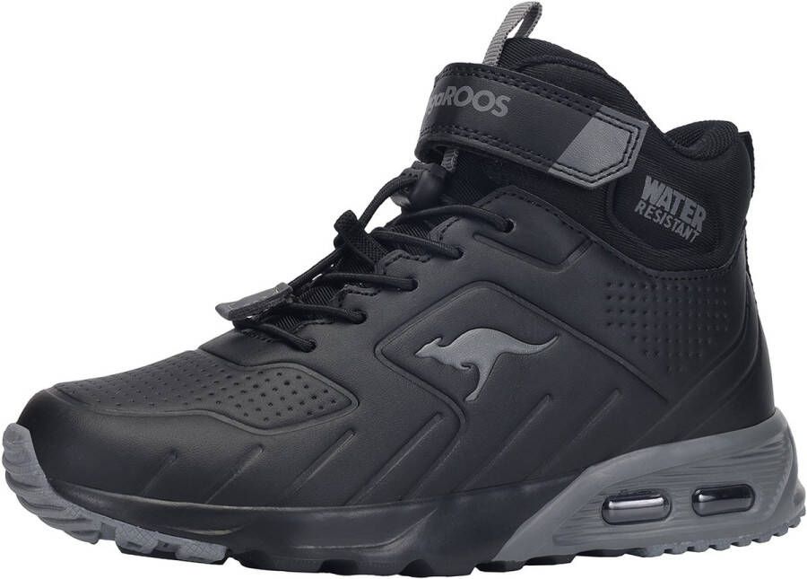 KangaROOS KX-Molbo Mid EV hoge unisex kindersneaker warme voering zwart