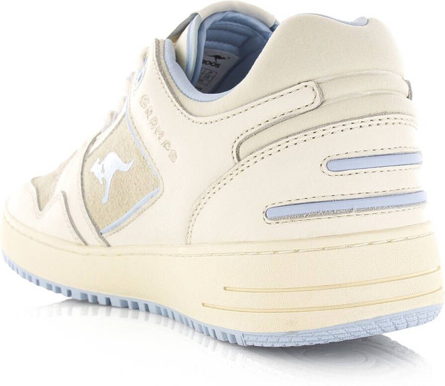 Kangaroos x Gramps | Hot Shot Lo Beige Leer Lage sneakers Unisex