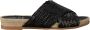 Kanna Zwarte Franje Leren Slippers - Thumbnail 2