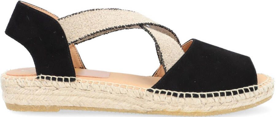 Kanna Ada Espadrilles Dames Zwart